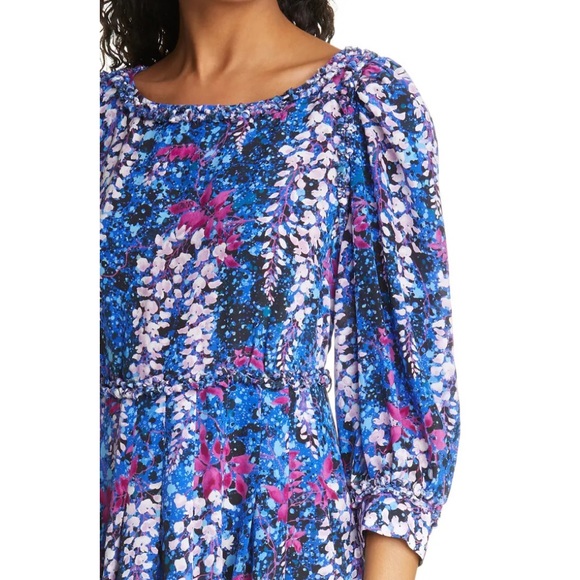 Floral Silk Blend A-Line Dress
DYVNA - Picture 2 of 9